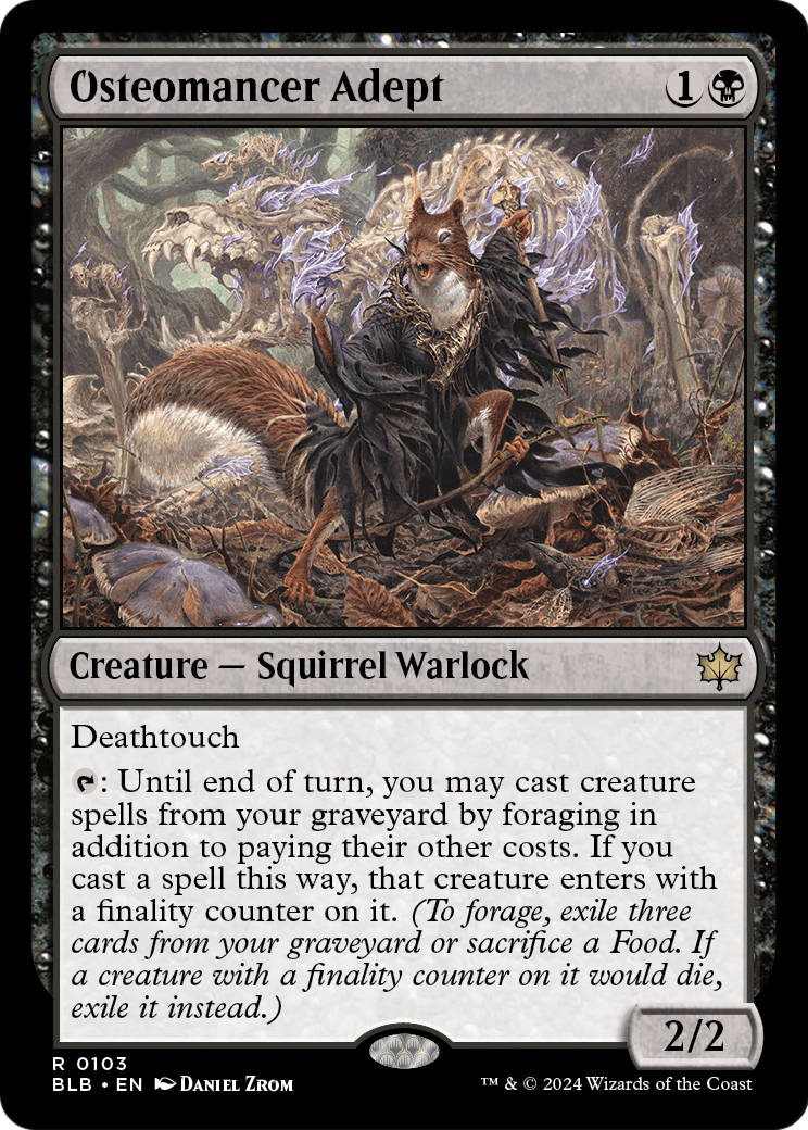 Osteomancer Adept (BLB-103) [Bloomburrow]