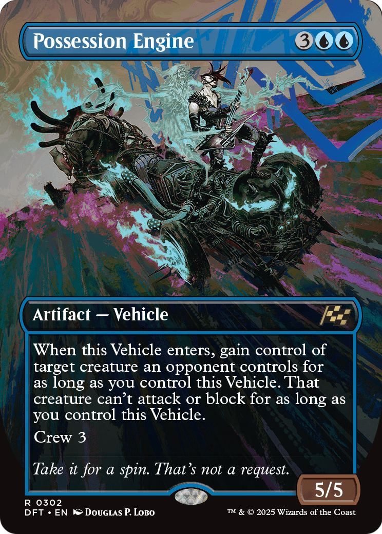 Possession Engine (Borderless) (DFT-302) [Aetherdrift] Foil - PokeBox USA