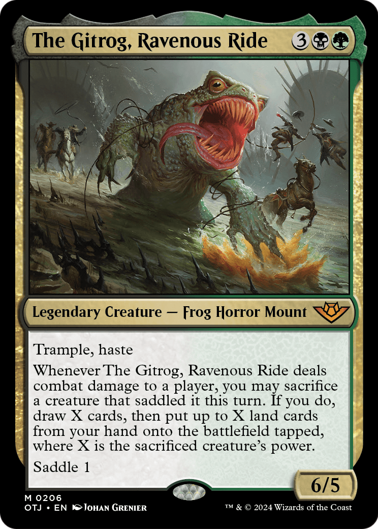 The Gitrog, Ravenous Ride (OTJ-206) [Outlaws of Thunder Junction] Foil