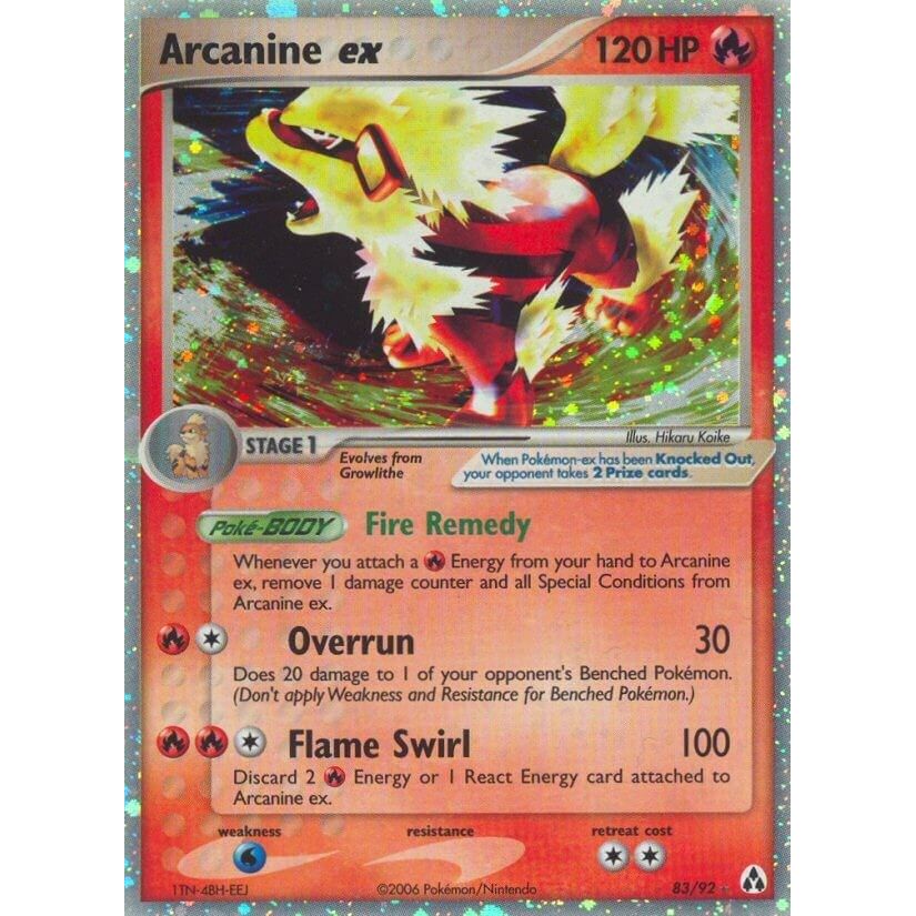 Image for Arcanine ex (83/92) (Legend Maker) - Pokemon