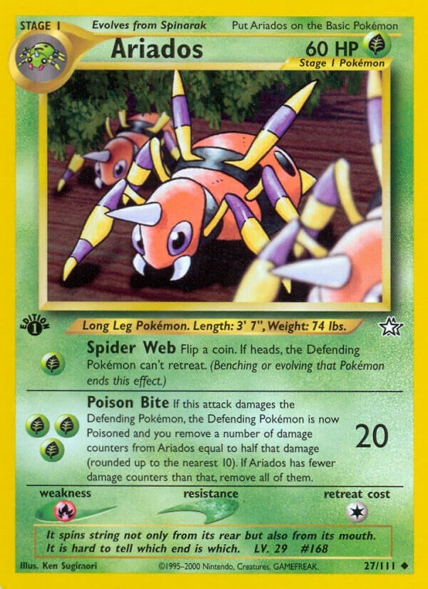 Image for Ariados (027/111) (Neo Genesis) - Pokemon