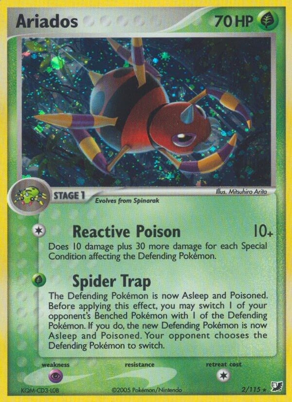 Image for Ariados (2/115) (Unseen Forces) - Pokemon