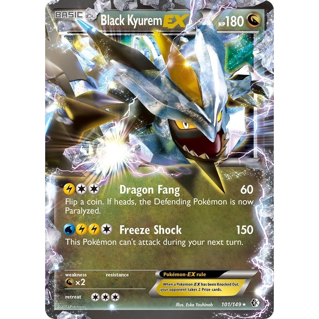 Image for Black Kyurem EX (101/149) (Boundaries Crossed) - Pokemon