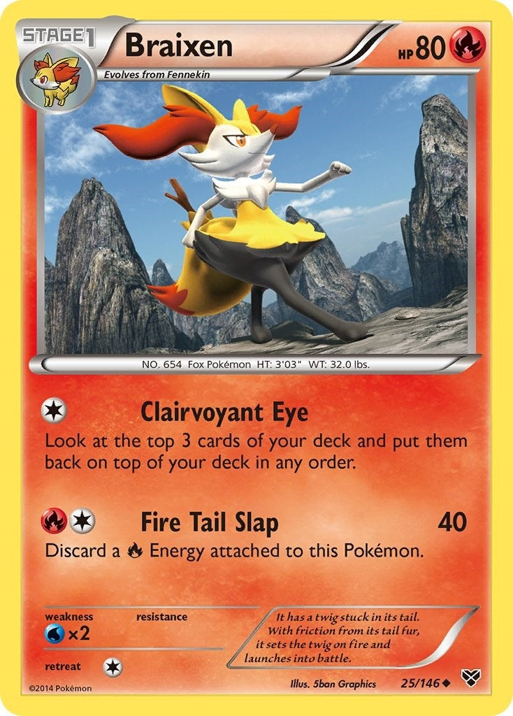 Image for Braixen (25/146) (XY Base Set) - Pokemon