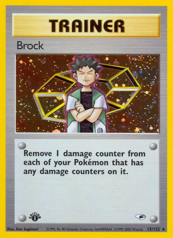 Image for Brock (15) (015/132) (Gym Heroes) (G1) - Pokemon