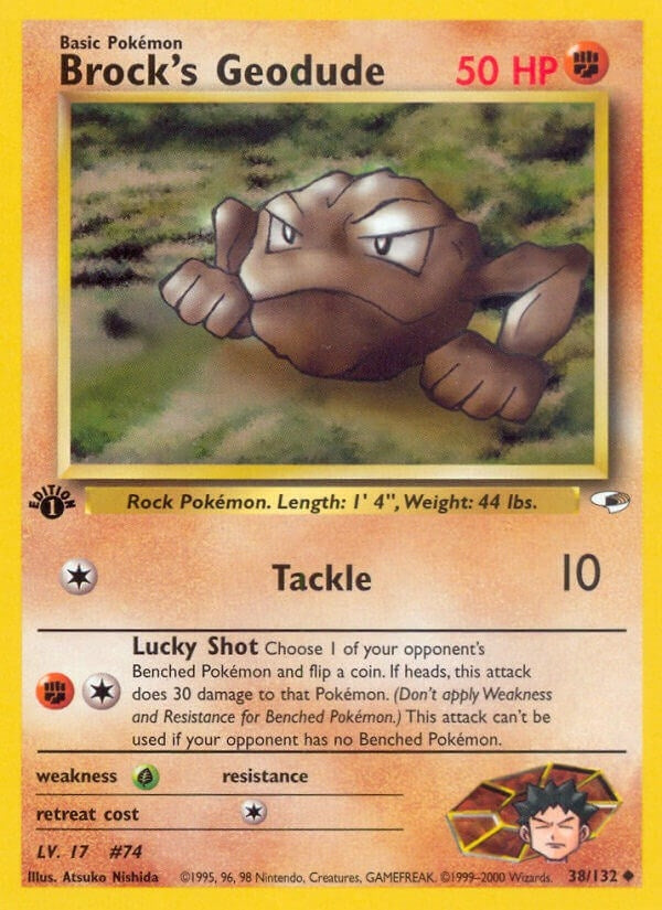 Image for Brock's Geodude (38) (038/132) (Gym Heroes) (G1) - Pokemon