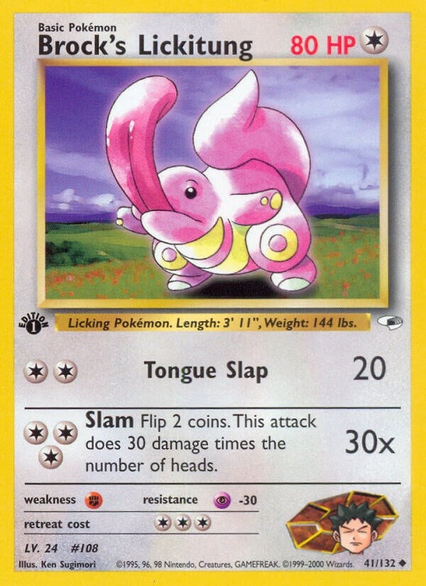 Image for Brock's Lickitung (041/132) (Gym Heroes) (G1) - Pokemon