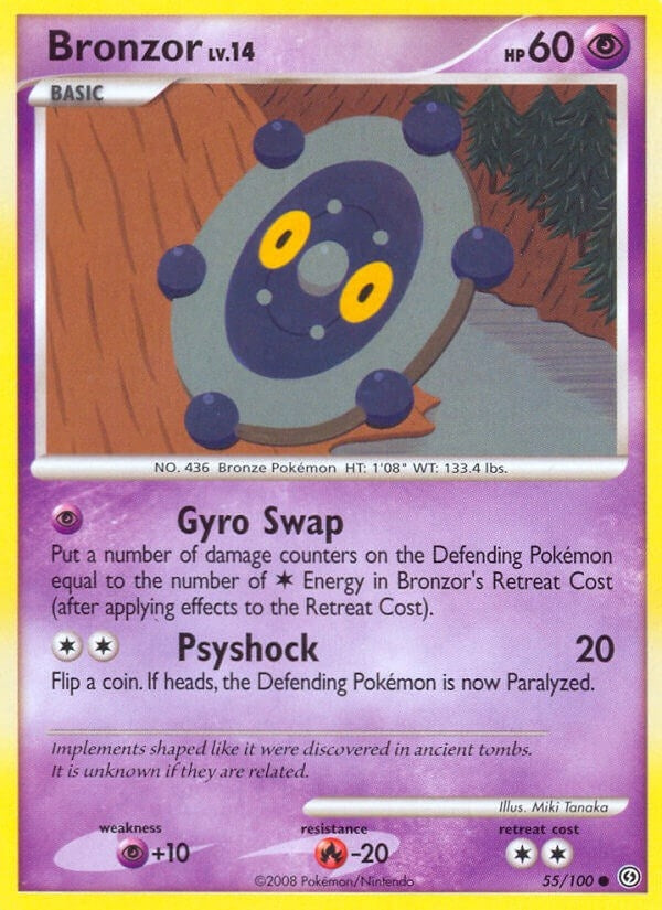 Image for Bronzor (55/100) (Stormfront) (SF) - Pokemon