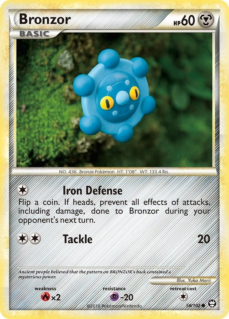 Image for Bronzor (58/102) (Triumphant) (TM) - Pokemon