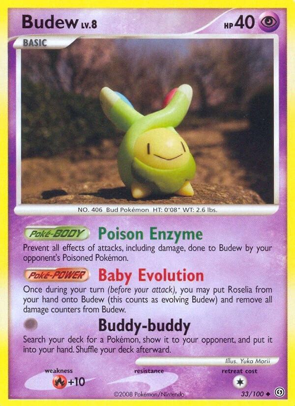 Image for Budew (33/100) (Stormfront) (SF) - Pokemon