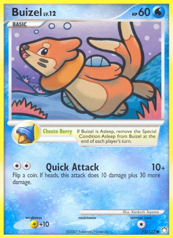 Image for Buizel (75/123) (Mysterious Treasures) (MT) - Pokemon