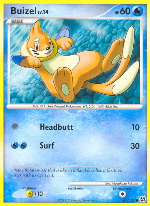 Image for Buizel (61/106) (Great Encounters) (GE) - Pokemon
