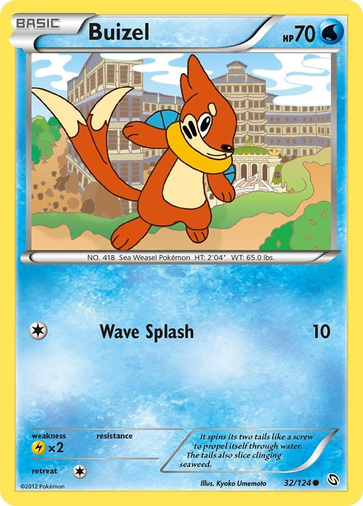 Image for Buizel (32/124) (Dragons Exalted) (DRX) - Pokemon