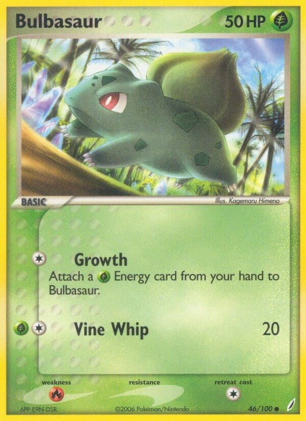 Image for Bulbasaur (46/100) (EX Crystal Guardians) (CG) - Pokemon
