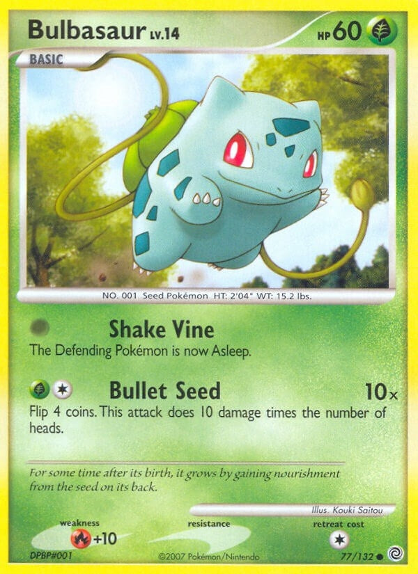 Image for Bulbasaur (77/132) (Secret Wonders) (SW) - Pokemon
