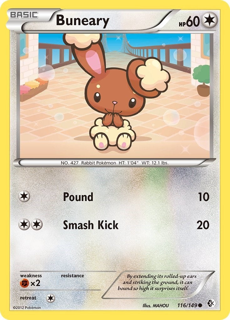 Image for Buneary (116/149) (Boundaries Crossed) (BCR) - Pokemon