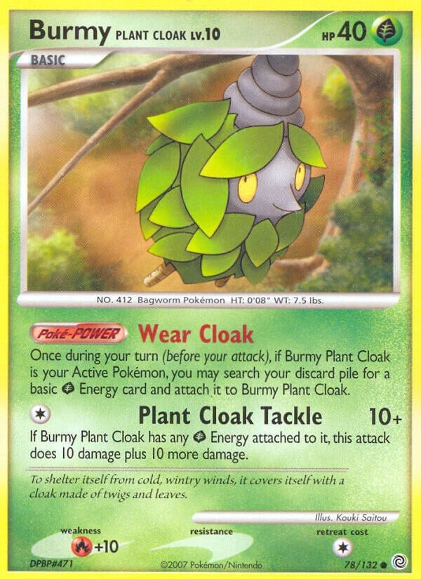 Image for Burmy Plant Cloak (78/132) (Secret Wonders) (SW) - Pokemon