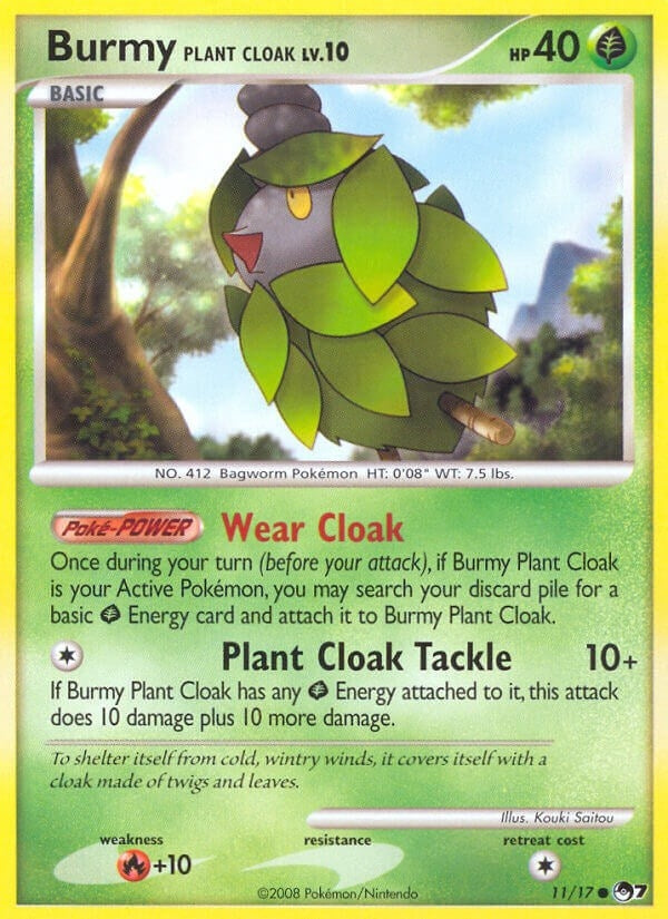 Image for Burmy Plant Cloak (011/017) (POP Series 7) (POP) - Pokemon
