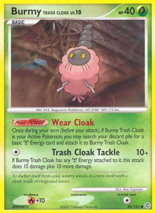 Image for Burmy Trash Cloak (80/132) (Secret Wonders) (SW) - Pokemon