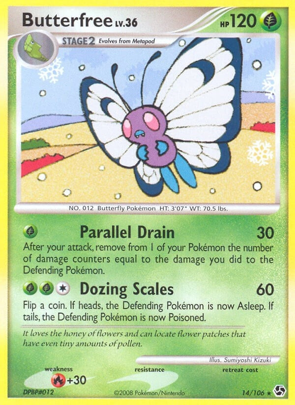 Image for Butterfree (14/106) (Great Encounters) (GE) - Pokemon