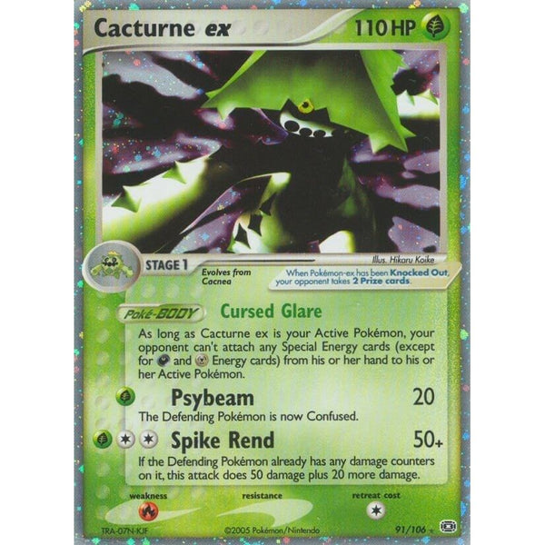 Image for Cacturne ex (91/106) (Emerald) - Pokemon