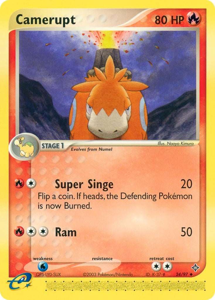 Image for Camerupt (24/97) (EX Dragon) (DR) - Pokemon