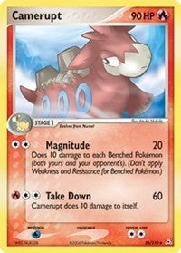 Image for Camerupt (36/110) (EX Holon Phantoms) (HP) - Pokemon
