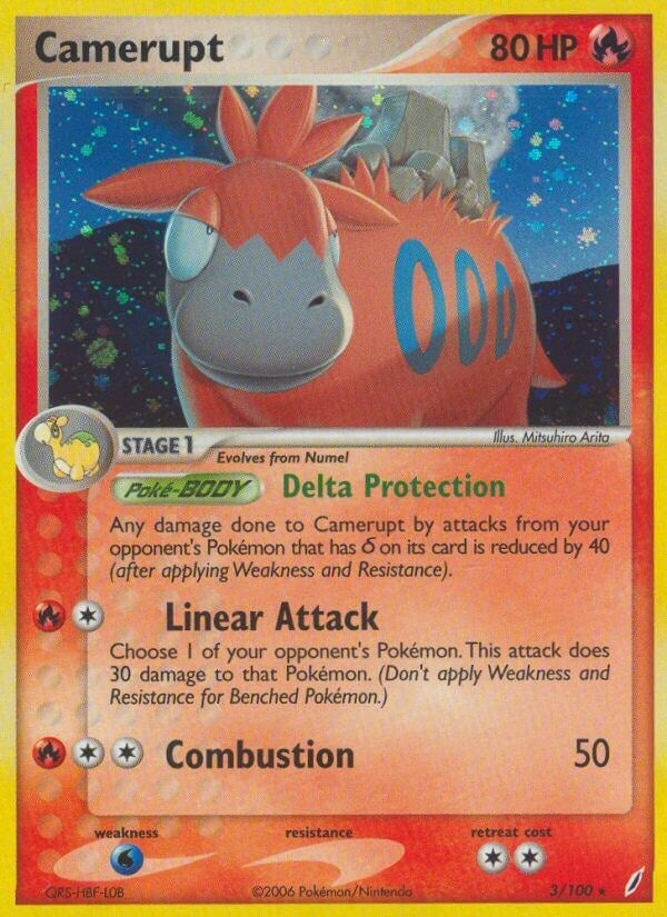 Image for Camerupt (3/100) (EX Crystal Guardians) (CG) - Pokemon
