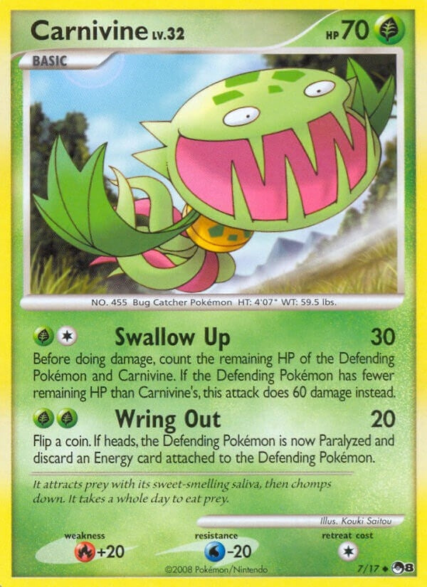 Image for Carnivine (007/017) (POP Series 8) (POP) - Pokemon