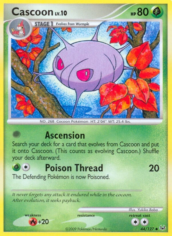 Image for Cascoon (44/127) (Platinum) (PL) - Pokemon