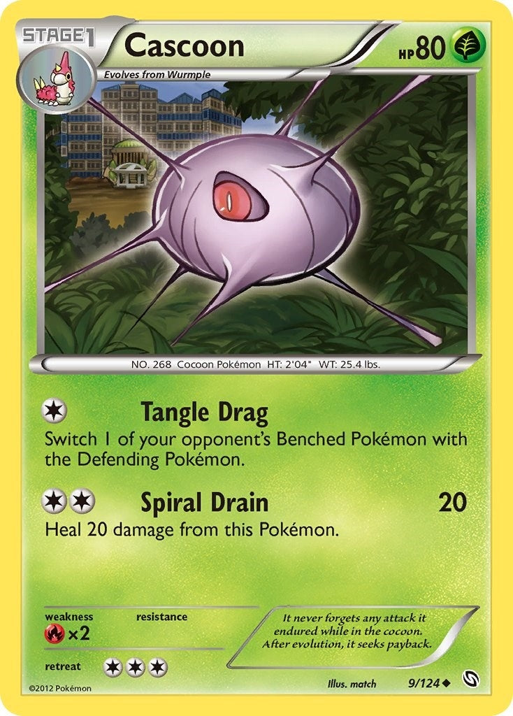 Image for Cascoon (9/124) (Dragons Exalted) (DRX) - Pokemon