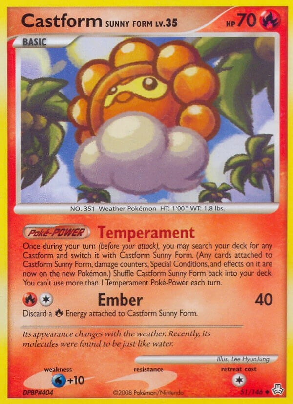 Image for Castform Sunny Form (51/146) (Legends Awakened) (LA) - Pokemon