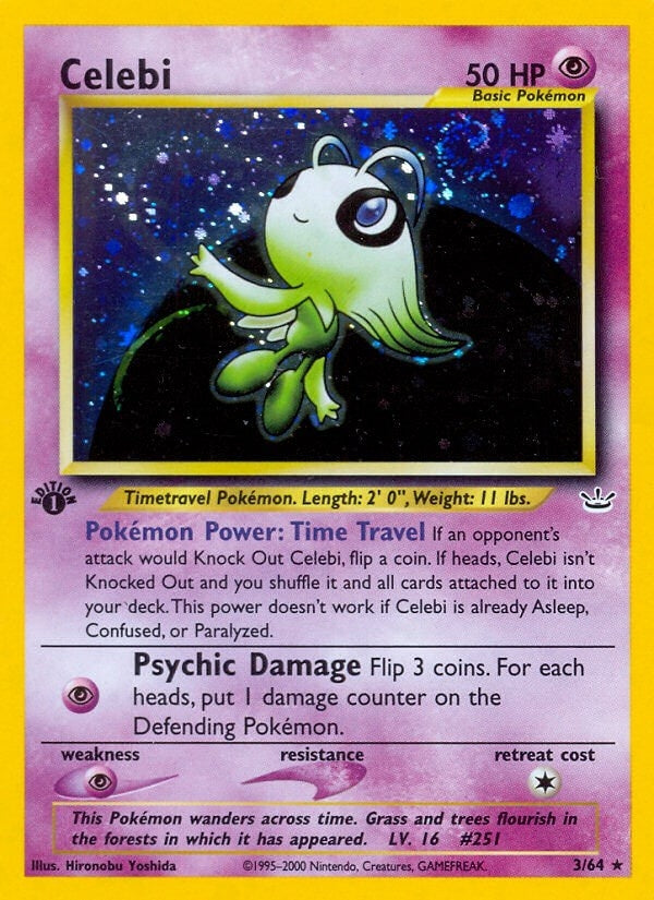Image for Celebi (3) (03/64) (Neo Revelation) (N3) - Pokemon