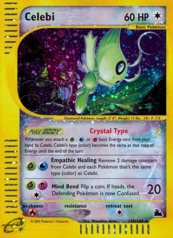 Image for Celebi (145/144) (Skyridge) (SK) - Pokemon