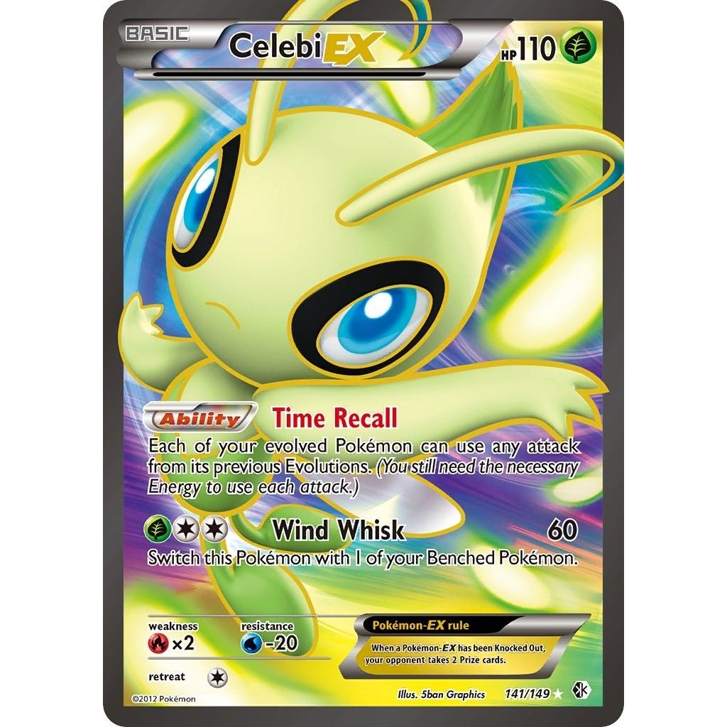 Image for Celebi EX (141 Full Art) (141/149) (Boundaries Crossed) - Pokemon