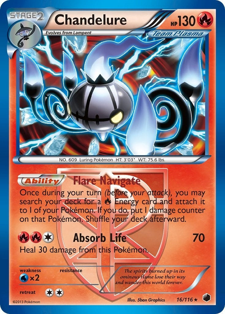 Image for Chandelure (Team Plasma) (16/116) (Plasma Freeze) (PLF) - Pokemon