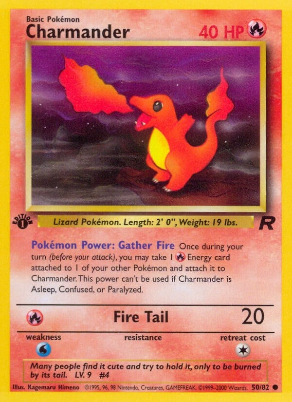 Image for Charmander (50/82) (Team Rocket) (TR) - Pokemon