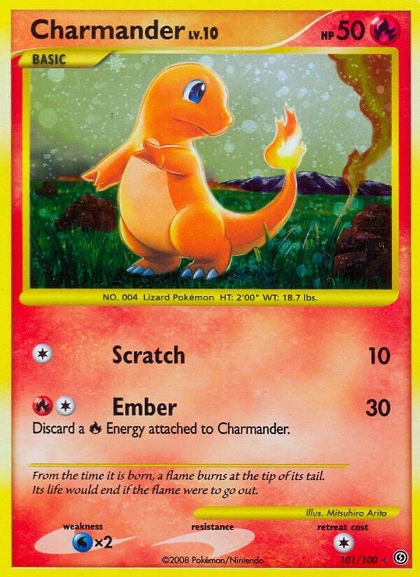 Image for Charmander (101/100) (Stormfront) (SF) - Pokemon