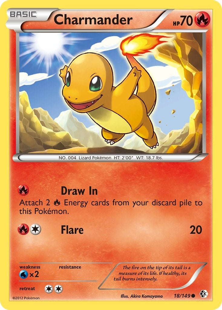 Image for Charmander (18/149) (Boundaries Crossed) (BCR) - Pokemon