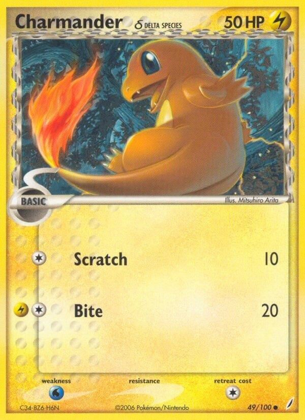 Image for Charmander (Delta Species) (49/100) (EX Crystal Guardians) (CG) - Pokemon