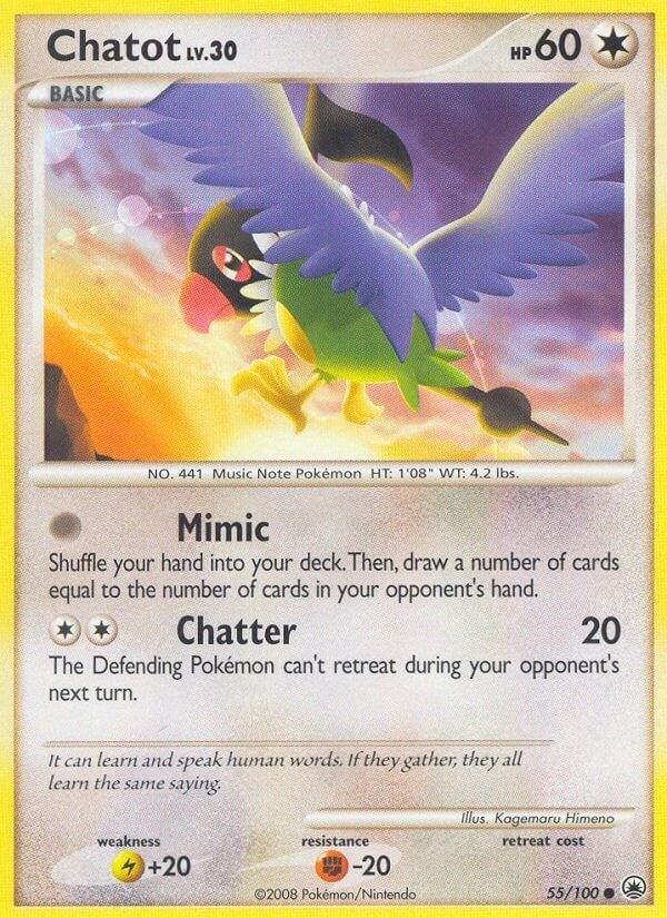 Image for Chatot (55/100) (Majestic Dawn) (MD) - Pokemon