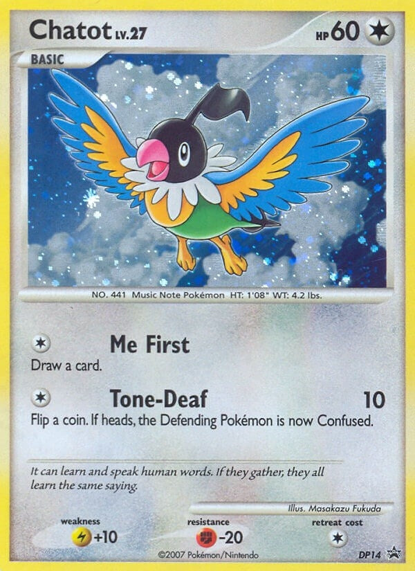 Image for Chatot - DP14 (DP14) (Diamond and Pearl Promos) (PR) - Pokemon