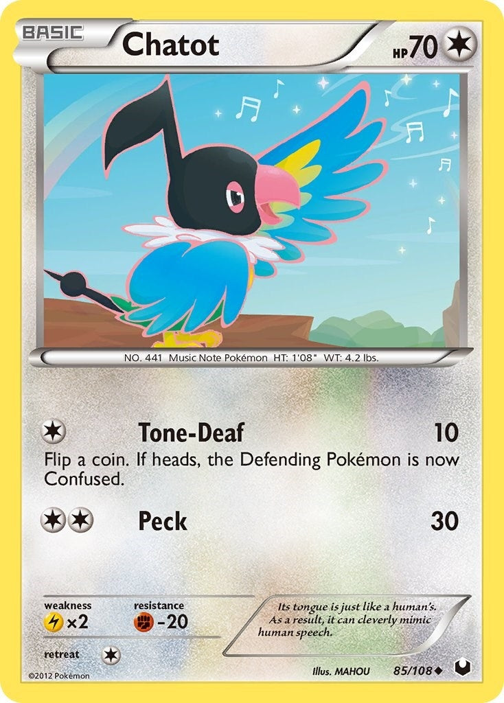 Image for Chatot (85/108) (Dark Explorers) (DEX) - Pokemon
