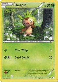 Image for Chespin (3/39) (Kalos Starter Set) (KSS) - Pokemon