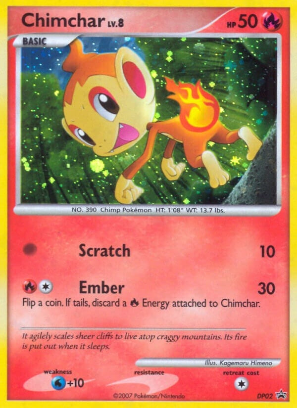 Image for Chimchar - DP02 (DP02) (Diamond and Pearl Promos) (PR) - Pokemon