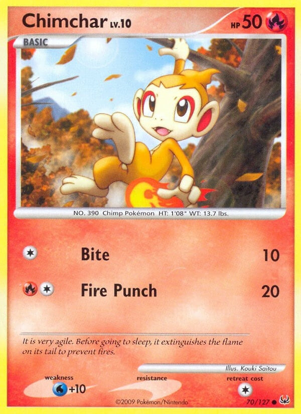 Image for Chimchar (70/127) (Platinum) (PL) - Pokemon