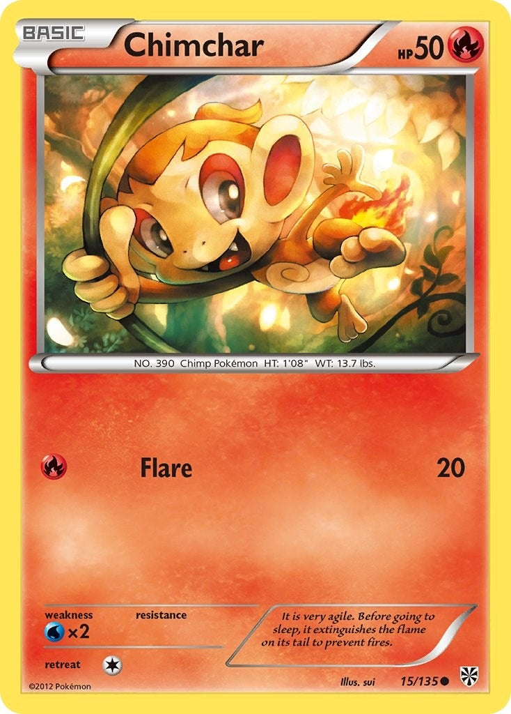 Image for Chimchar (15/135) (Plasma Storm) (PLS) - Pokemon