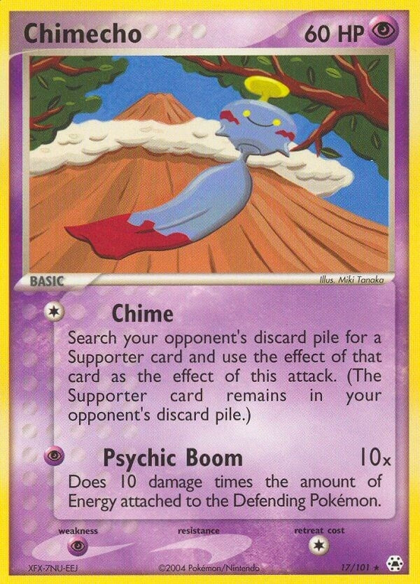 Image for Chimecho (17/101) (EX Hidden Legends) (HL) - Pokemon