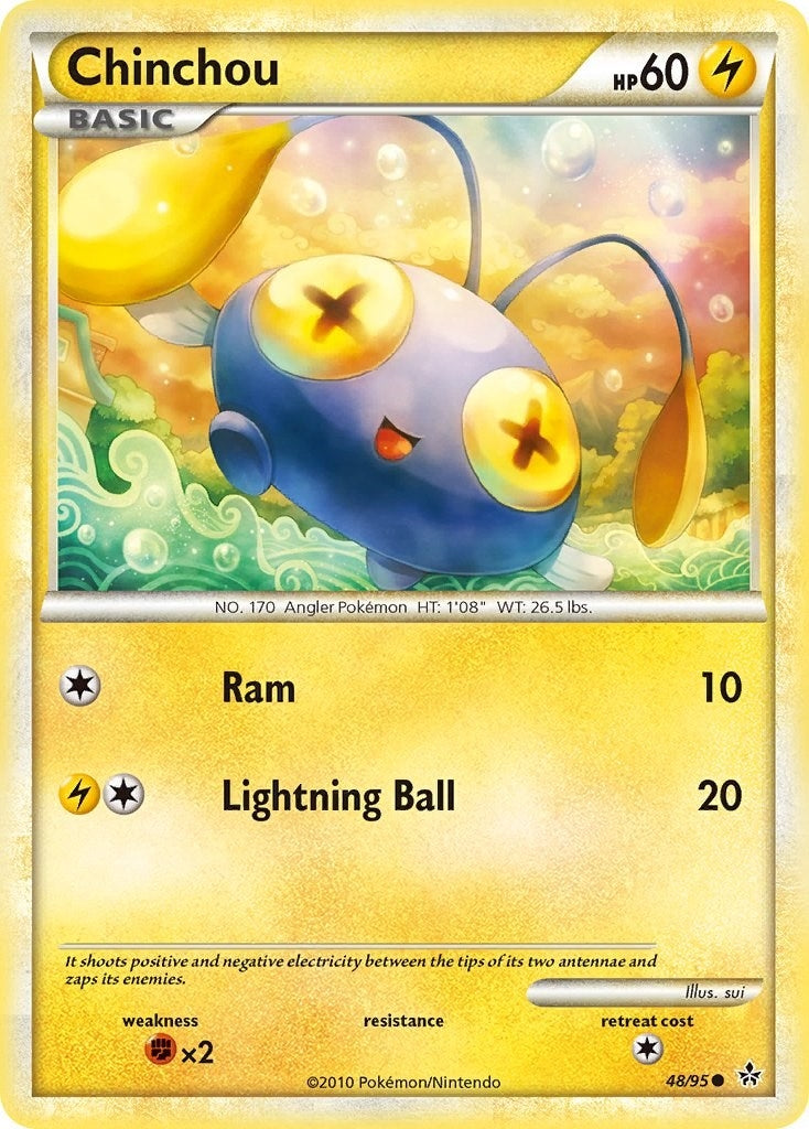 Image for Chinchou (48/95) (Unleashed) (UL) - Pokemon