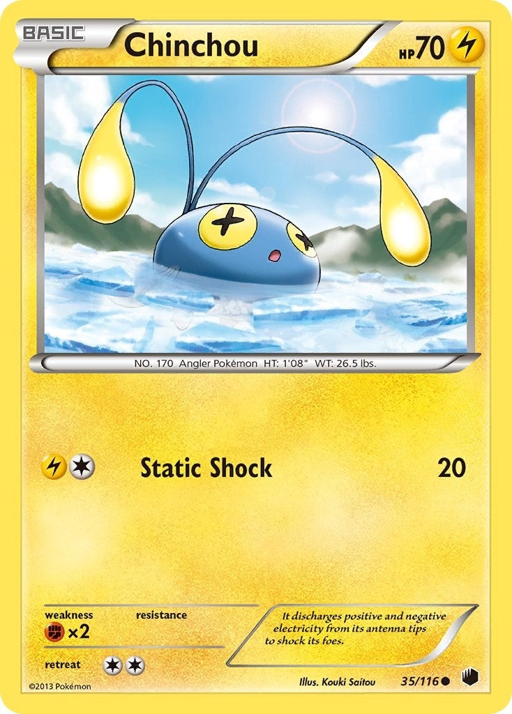 Image for Chinchou (35/116) (Plasma Freeze) (PLF) - Pokemon